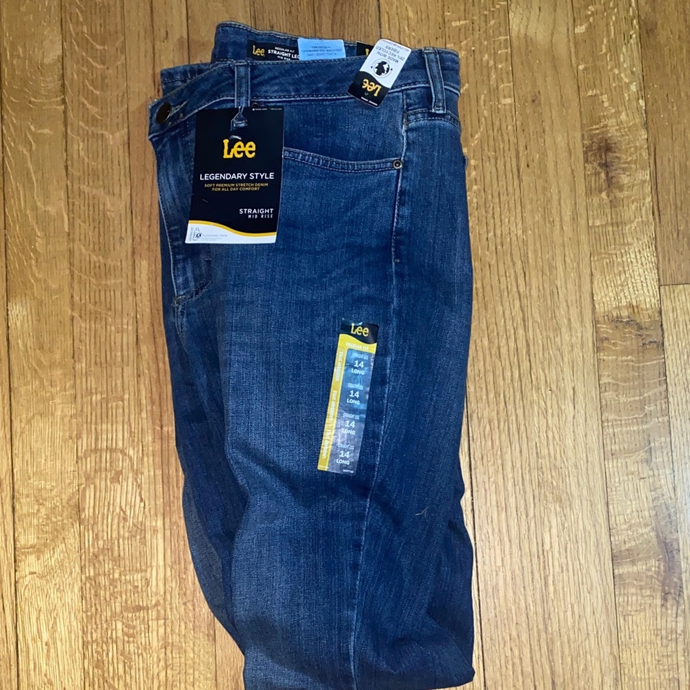 Lee Women’s Dark Blue Straight Jeans